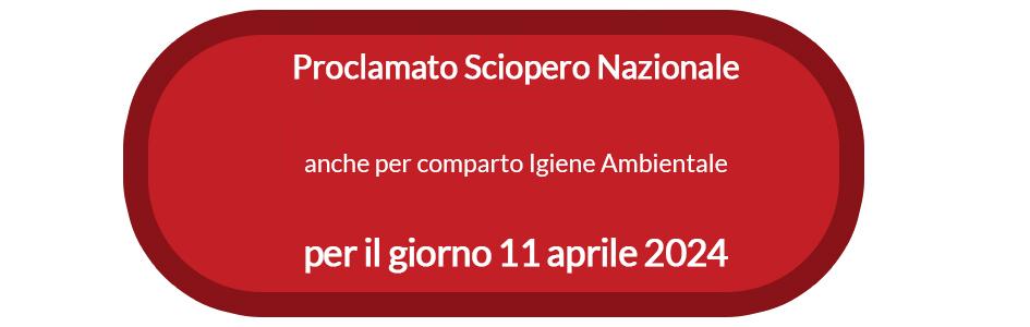 Proclamato Sciopero Nazionale anche per comparto Igiene Ambientale per il giorno 11 aprile 2024