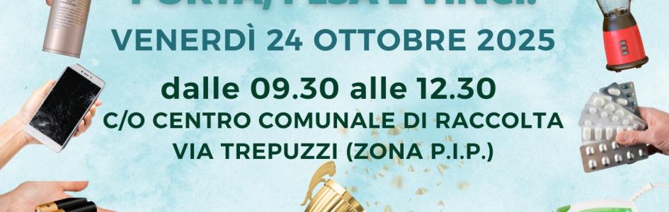 TORNA L'ECO-CONCORSO "PORTA, PESA E VINCI...A NOVOLI"!