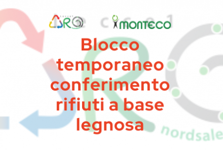 ARO LE1 Raccolta rifiuti legnosi: blocco temporaneo 